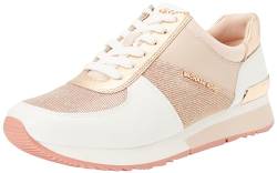 MICHAEL KORS Damen Allie Trainer Sneaker, Roségold, 38 EU von Michael Kors