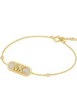 Michael Kors Damen-Armband 925er Silber Zirkonia One Size Gold 32027836 von Michael Kors