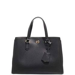 Michael Kors Damen Md Satchel Bag, Schwarz, Einheitsgröße EU von Michael Kors