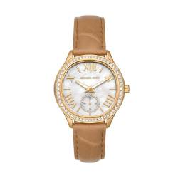 Michael Kors Damen-Uhren Analog Quarz One Size Braun 32027704 von Michael Kors