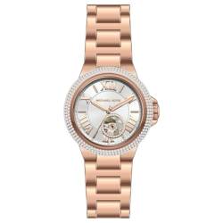 Michael Kors Damenuhr Camille, DreizeigerAutomatikwerk, 33mm Rose Gold Edelstahlgehäuse mit einem Edelstahlarmband, MK9051 von Michael Kors