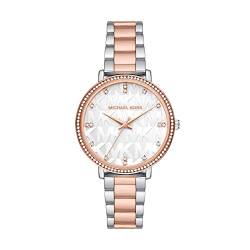 Michael Kors - Pyper Kollektion, Rosegold und Silver Farbe, EdelstahlUhr für Damen MK4667 von Michael Kors