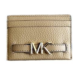 Michael Kors Reed Große Kartenhalter Wallet MK Signature Logo Leder, CAMEL, Kartenhalter von Michael Kors