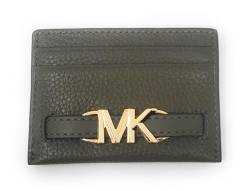 Michael Kors Reed Large Pebbled Leather Card Case (Pebbled Leather, Olive), Oliv/Blatt für mich (Leaf It to Me), Kartenetui von Michael Kors