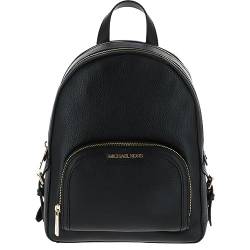 Michael Kors Rucksack Jaycee Schwarz Leder Mittel, Schwarz, Schwarz von Michael Kors