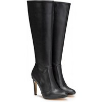 Michael Soul Donna Schwarz Matt High-Heel-Stiefel von Michael Soul