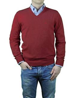 Redmond - Herren Pullover mit V-Ausschnitt (600), Größe:3XL, Farbe:Rot(58) von Michaelax-Fashion-Trade