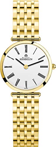 Michel Herbelin 17116/BP01N Damen-Uhr Epsilon Analog Quarz Edelstahl-Band von Michel Herbelin