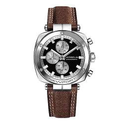 Montre Herbelin Newport Heritage Chrono Cuir Marron. von Michel Herbelin