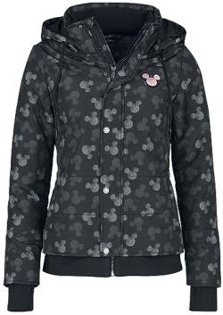 Mickey Mouse Allover Frauen Winterjacke schwarz M von Mickey Mouse