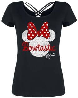 Mickey Mouse Bowtastic Frauen T-Shirt schwarz M von Mickey Mouse