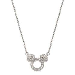 Mickey Mouse Damen Halskette Sterlingsilber Rund Unzutreffend - N901464RZWL-16.PH von Mickey Mouse