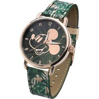 Mickey Mouse - Disney Armbanduhren - Micky - für Damen - grün  - Lizenzierter Fanartikel von Mickey Mouse