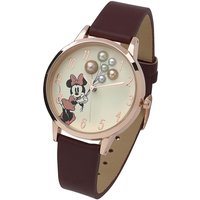 Mickey Mouse - Disney Armbanduhren - Minnies Ballons - für Damen - rot  - Lizenzierter Fanartikel von Mickey Mouse