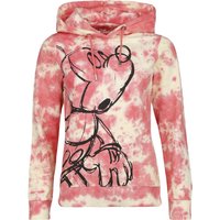 Mickey Mouse - Disney Kapuzenpullover - Mickey Sketch - S bis XXL - für Damen - Größe L - pink  - Lizenzierter Fanartikel von Mickey Mouse