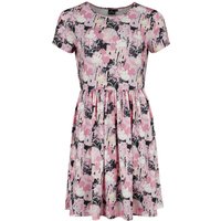 Mickey Mouse - Disney Kurzes Kleid - Mickey Heads Allover - S bis XXL - für Damen - Größe M - rosa  - EMP exklusives Merchandise! von Mickey Mouse