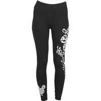 Mickey Mouse - Disney Leggings - Floral Minnie - S bis 3XL - für Damen - Größe L - schwarz  - EMP exklusives Merchandise! von Mickey Mouse