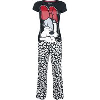 Mickey Mouse - Disney Schlafanzug - Minni Maus - S bis L - für Damen - Größe M - schwarz  - EMP exklusives Merchandise! von Mickey Mouse