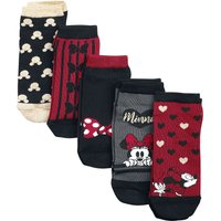 Mickey Mouse - Disney Socken - Minnie Maus - EU35-38 bis EU39-42 - für Damen - Größe EU 35-38 - multicolor  - EMP exklusives Merchandise! von Mickey Mouse