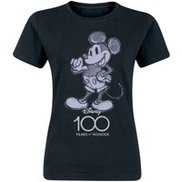 Mickey Mouse - Disney T-Shirt - 100 Years Of Wonder - M bis XXL - für Damen - Größe M - schwarz  - EMP exklusives Merchandise! von Mickey Mouse