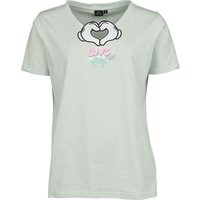 Mickey Mouse - Disney T-Shirt - Love - S bis XXL - für Damen - Größe M - grün  - EMP exklusives Merchandise! von Mickey Mouse
