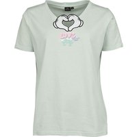 Mickey Mouse - Disney T-Shirt - Love - S bis XXL - für Damen - Größe S - grün  - EMP exklusives Merchandise! von Mickey Mouse