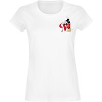 Mickey Mouse - Disney T-Shirt - Mickey - S bis XL - für Damen - Größe S - weiß  - EMP exklusives Merchandise! von Mickey Mouse