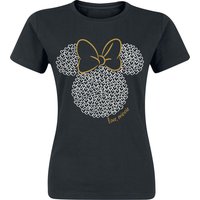 Mickey Mouse - Disney T-Shirt - Minnie Maus - Love - S bis XXL - für Damen - Größe L - schwarz  - Lizenzierter Fanartikel von Mickey Mouse