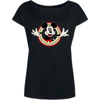 Mickey Mouse - Disney T-Shirt - S bis 3XL - für Damen - Größe L - schwarz  - Lizenzierter Fanartikel von Mickey Mouse