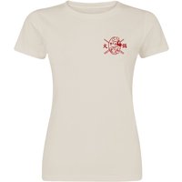 Mickey Mouse - Disney T-Shirt - Spice Up Your Life - S bis XL - für Damen - Größe L - beige  - Lizenzierter Fanartikel von Mickey Mouse
