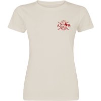 Mickey Mouse - Disney T-Shirt - Spice Up Your Life - S bis XL - für Damen - Größe M - beige  - Lizenzierter Fanartikel von Mickey Mouse