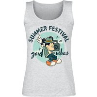 Mickey Mouse - Disney Tank-Top - Summer Festival - Good Vibes - M bis XXL - für Damen - Größe XL - grau  - EMP exklusives Merchandise! von Mickey Mouse