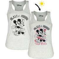 Mickey Mouse - Disney Top - Minni Maus - S bis XXL - für Damen - Größe XL - grau  - EMP exklusives Merchandise! von Mickey Mouse
