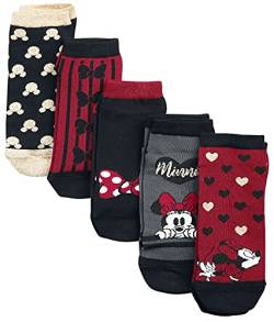 Mickey Mouse Minnie Maus Frauen Socken multicolor EU 35-38 von Mickey Mouse