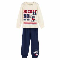 Schlafanzug Für Kinder Mickey Mouse Beige - 5 Jahre von Mickey Mouse