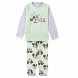 Schlafanzug Für Kinder Mickey Mouse grün Grau Rosa - 18 Monate von Mickey Mouse