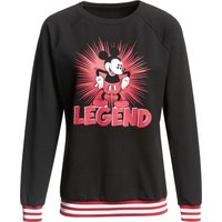 Mickey & Minnie Mouse Mickey Mouse Legend Damen Sweatshirt schwarz von Mickey & Minnie Mouse