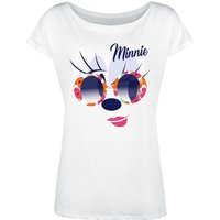 Mickey & Minnie Mouse St. Tropez Damen Loose-Shirt weiss von Mickey & Minnie Mouse