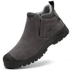 Micoklinlin Arbeitsschuhe Herren Leicht Schweißerschuhe Safety Shoes for Schweißer Men Sicherheitsschuhe Herren Wasserdicht 6KV Elektrikerschuhe isolierte Schuhe Schlag und stichfeste von Micoklinlin