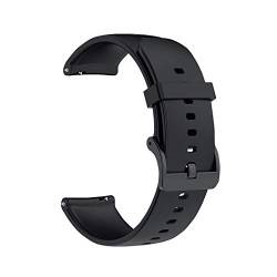 Microwear 20mm Silikon Armband Kompatibel mit Smart Watch ,Uhrenarmband mit Schnellverschluss Ersatzbänder Watch Straps 20mm von Microwear
