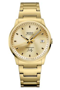 Mido M021.207.33.021.00 Damenuhr Automatik Commander Lady Goldfarben von Mido