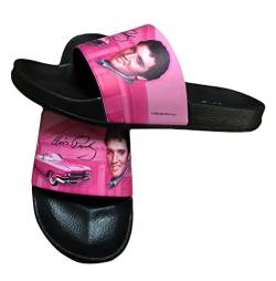Sandalen, Elvis mit rosa Auto - Mid-South Products, Pink, Large/X-Large von Midsouth Products