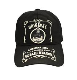 Willie Nelson Cap American Legend - Mid-South Products Black, Schwarz von Midsouth Products