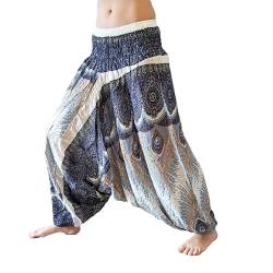 Mienloco Aladinhose Pumphose Yoga Damen Herren Sommer (Standard, A11) von Mienloco