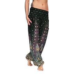 Mienloco Damen und Herren Haremshose Aladinhose Pumphose (ab 1,70m, Grün) von Mienloco