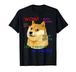Sehr Fashion Doge T-Shirt Wow. von Miftees