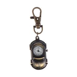 Mikikit 1stk Auto Taschenuhr Schlüsselanhänger Taschenuhr Steampunk-Uhr Vintage-dekor Taschenuhr Mit Kette Taschenuhr Für Pullover Männer Und Frauen Kleine Taschenuhr Jahrgang von Mikikit