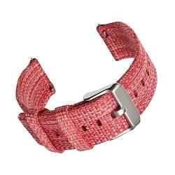 Mikikit 1stk Uhrenarmband Leder Uhrenarmband Aus Segeltuch Ersatzband Ansehen Segeltuch-uhrenarmband Uhrenarmbänder Damen Leder Ersatz-smartwatch-Band Armbanduhr Männer Und Frauen Ersetzen von Mikikit