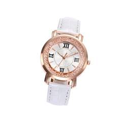 Mikikit Strass Uhr Armbanduhr Jahr Der Ratte Uhrenarmbänder Kreatives Armband Zubehör Weiß Damen Anmut von Mikikit