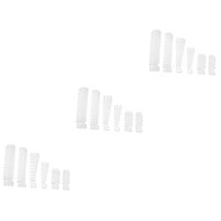 Mikinona 180 Stk Lockenstab Lockenwickler für gewelltes Haar selber machen Haardauerwellenstangen Rollen Wellen-Lockenwickler Werkzeuge zum Locken von Haaren Modellieren Abs Weiß von Mikinona